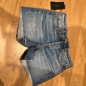 rag and bone low rose short size 25 NWT